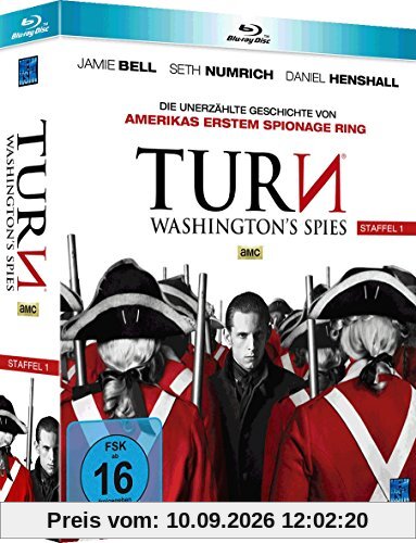 Turn - Washington's Spies Staffel 1 [AMC] (Episode 1-10 im 4 Disc Set) [Blu-ray]