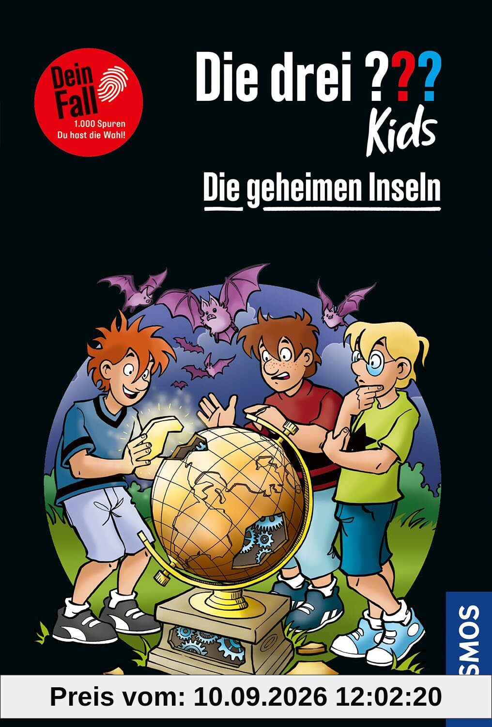 Die drei ??? Kids Dein Fall, Die geheimen Inseln: 1.000 Spuren. Du hast die Wahl! Ein Mitmach-Fall zum Rätseln und Knobeln für Kinder ab 8 Jahren, die hier zum vierten Detektiv werden.