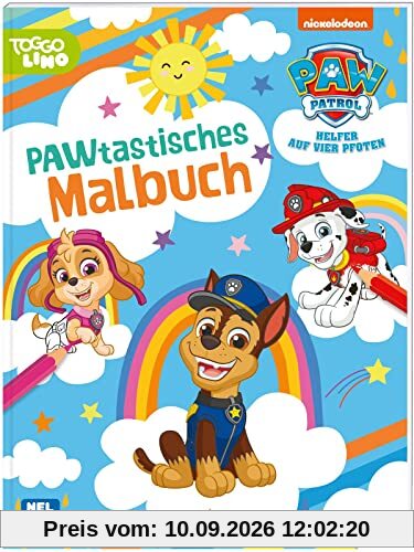 PAW Patrol: PAW Patrol: PAWtastisches Malbuch: 80 neue Ausmalbilder der Fellfreunde | (ab 3 Jahren)