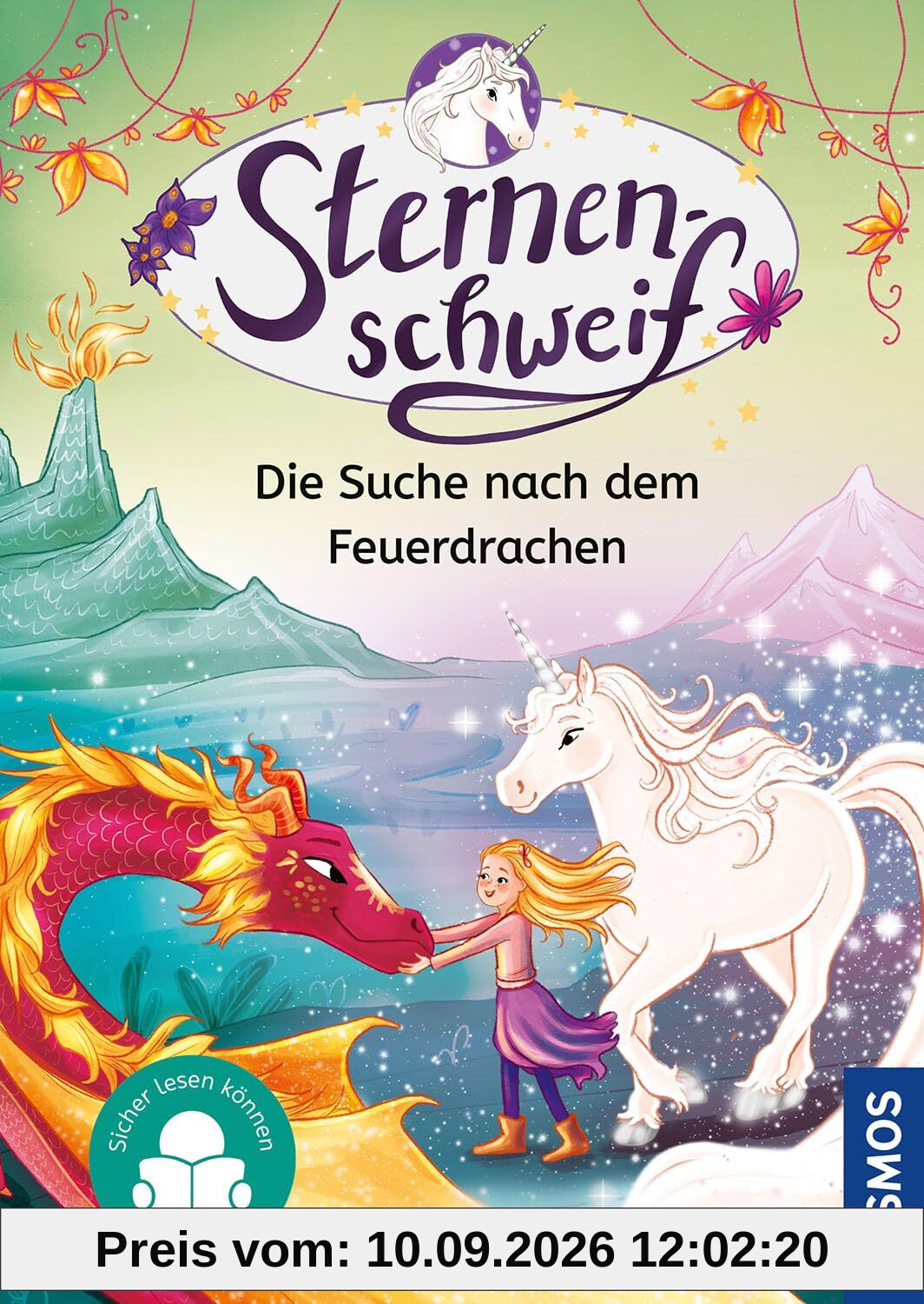 Sternenschweif, 4, Die Suche nach dem Feuerdrachen: Sicher lesen können - Kinderbuch ab 7 Jahren - magische Einhorngeschichten mit Sternenschweif