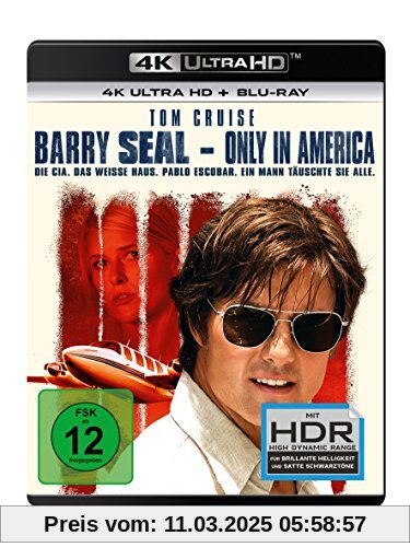 Barry Seal - Only in America  (4K Ulta HD) (+ Blu-ray 2D)