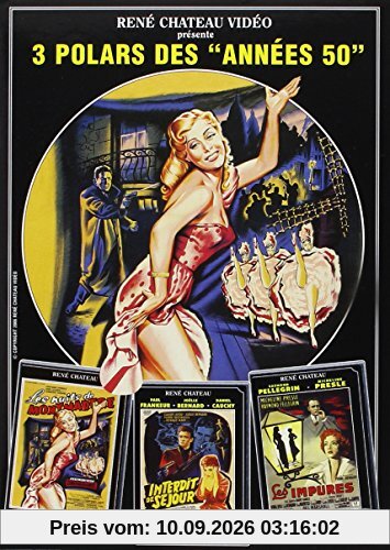 Coffret Polars des Annés 50 3 DVD (Nuits de Montmartre, Les Impures..) [FR Import]