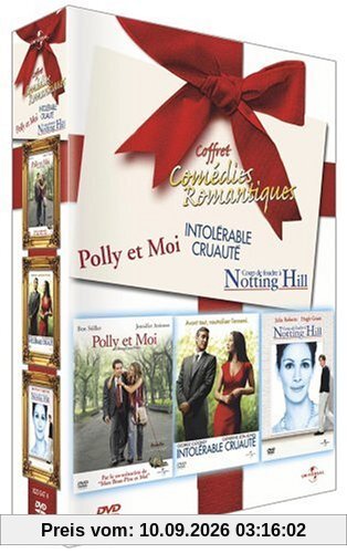Coffret comédies romantiques 3 DVD : Polly et moi / Intolérable cruauté / Coup de foudre à Notting Hill [FR Import]