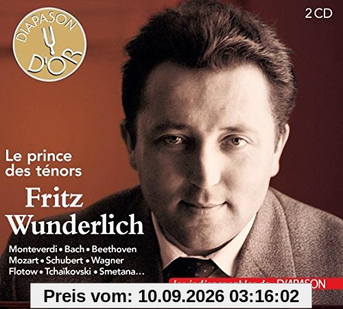 Fritz Wunderlich: The Tenor Prince-Arias From Monteverdi-Js Bach-Beethoven-Mozart And Wagner [2CD]