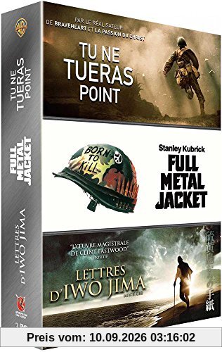 Tu ne Tueras Point + Lettres d'Iwo Jima + Full Metal Jacket - Coffret DVD