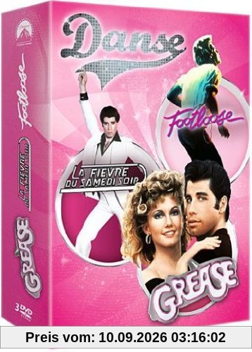 Coffret danse : grease ; footloose ; la fièvre du samedi soir [FR Import]