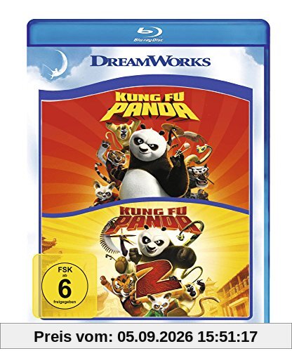 Kung Fu Panda 1+2 [Blu-ray]