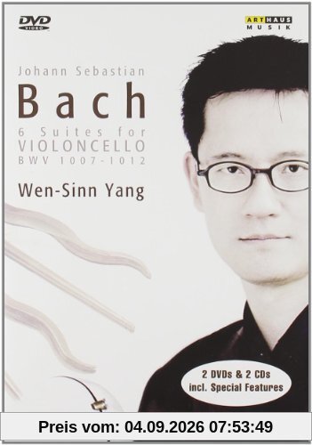 Bach, Johann Sebastian - 6 Suiten für Solo Cello (Nr. 1- 6) (2 DVDs + 2 CDs / NTSC)