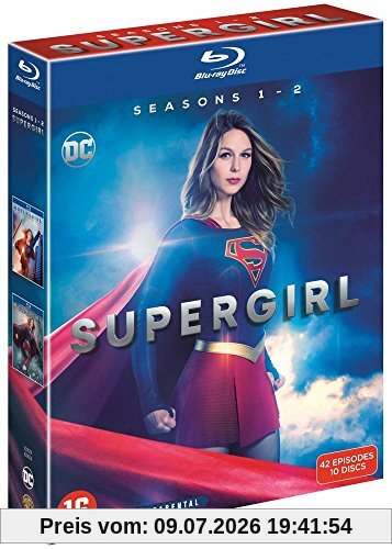 Melissa Benoist Coffret Supergirl, Saisons 1 Et 2, 42 épisodes [Blu-ray] [Fr Import]