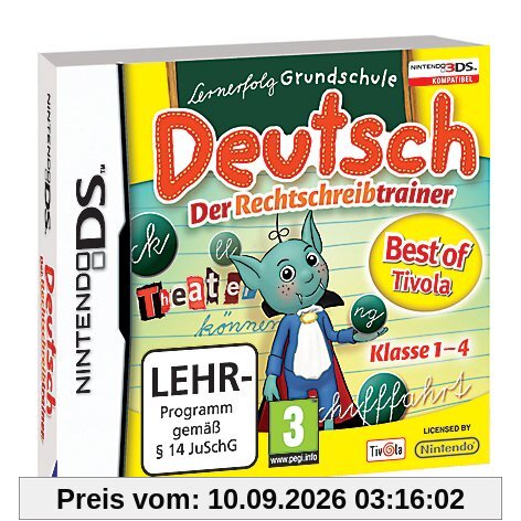 Best of Tivola: Lernerfolg Grundschule Deutsch - der Rechtschreibtrainer