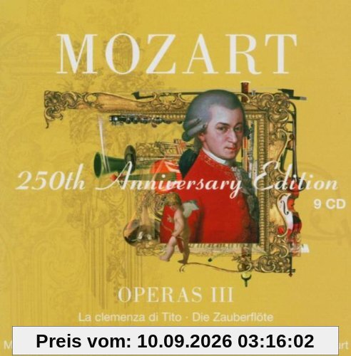 250th Anniversary Edition - Operas III: La clemenza di Tito / Die Zauberflöte / Idomeneo / Die Entführung aus dem Serail