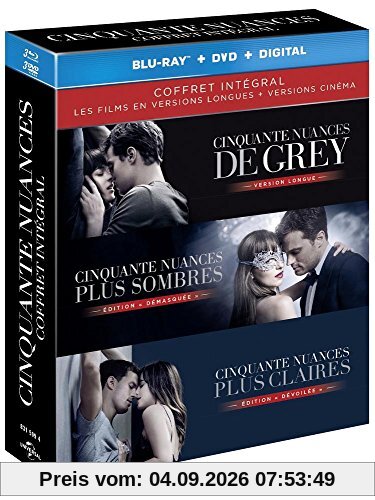Coffret BRD Cinquante Nuances [Coffret Blu-Ray]