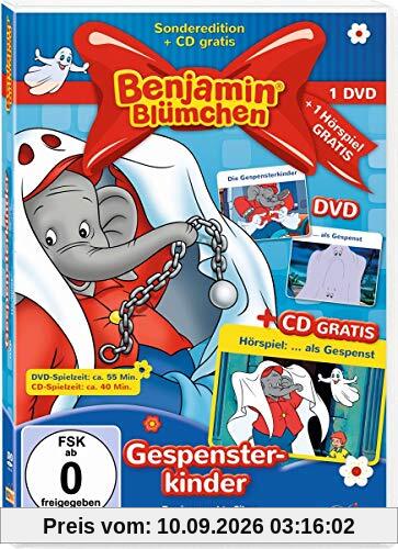 Benjamin Blümchen - Gespensterkinder: DVD: als Gespenst + Die Gespensterkinder. CD: als Gespenst