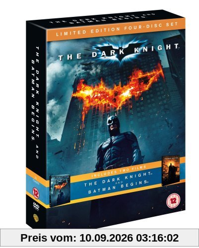 The Dark Knight / Batman Begins [4 DVDs] [UK Import]