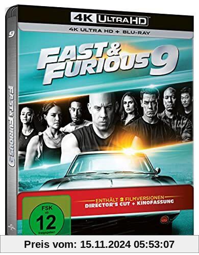 Fast and Furious 9 - Steelbook [Blu-ray]