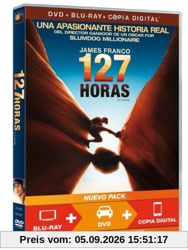 127 Horas [Blu-ray + DVD + Copia Digital] [Spanien Import]