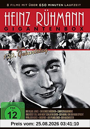 Heinz Rühmann Gigantenbox – 8 Filme DVD Box