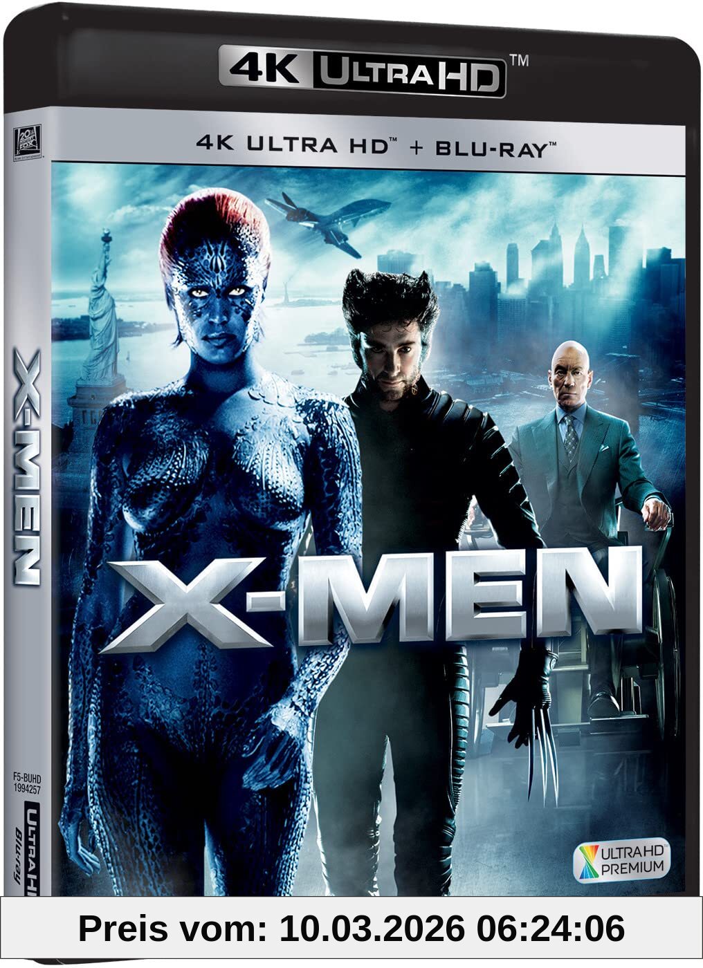 unbekannt X-Men [Blu-Ray] [Region Free] (Deutsche Sprache. Deutsche Untertitel)