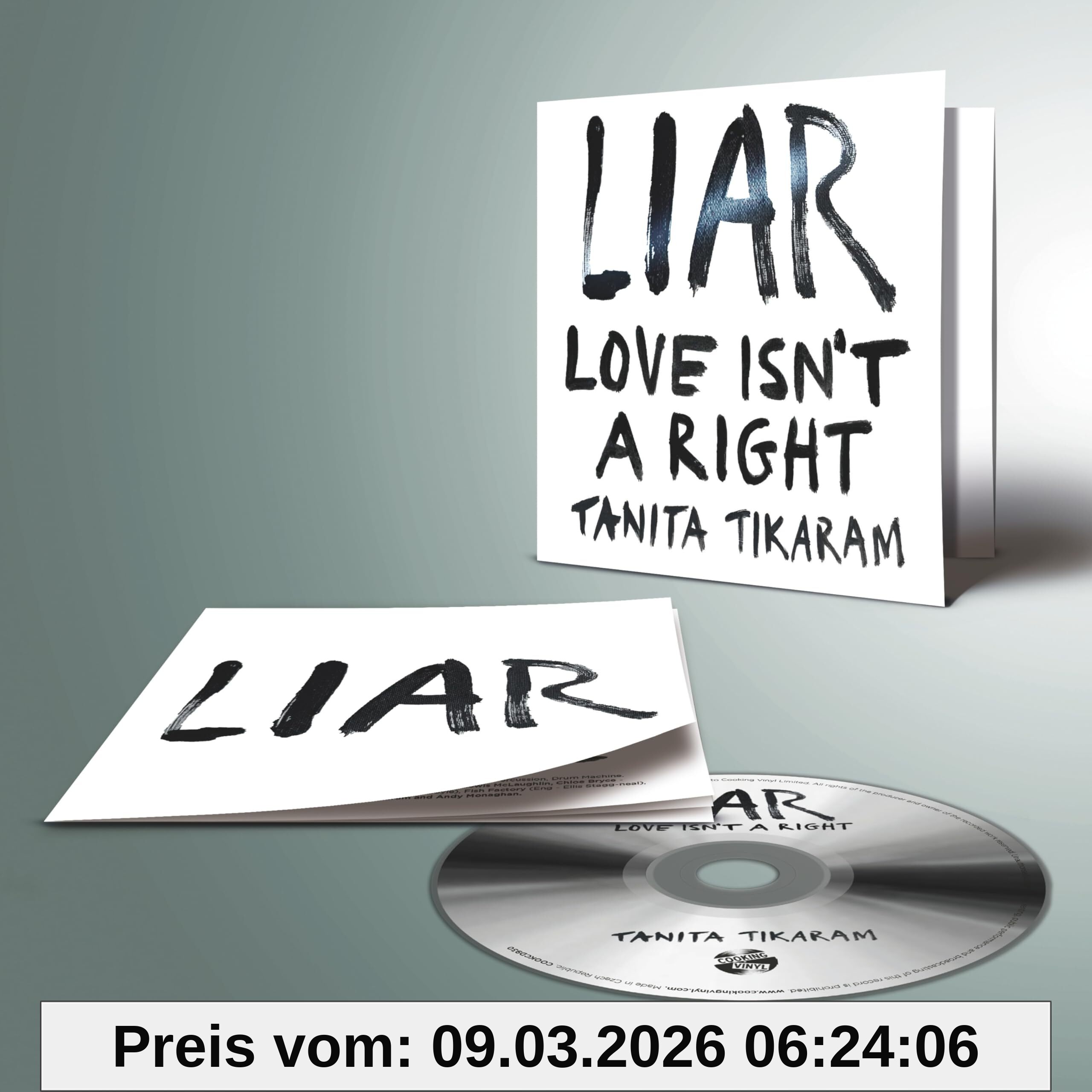 Tanita Tikaram Liar (Love Isn'T A Right)