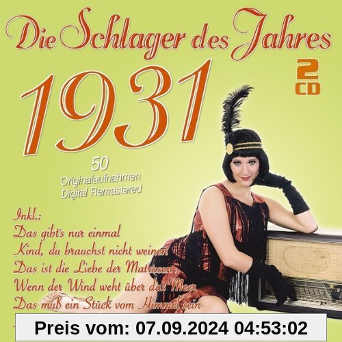 Die Schlager des Jahres 1931