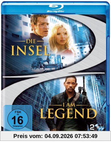 Die Insel & I am Legend (2 Discs) [Blu-ray]