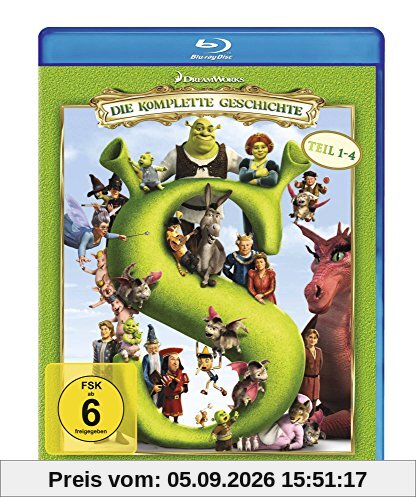 Shrek 1-4 - Die komplette Geschichte [Blu-ray]