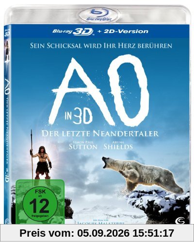AO - Der letzte Neandertaler (inkl. 2D Version) [Blu-ray 3D]
