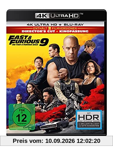 Fast & Furious 9 - Die Fast & Furious Saga (4K Ultra HD) (+ Blu-ray 2D)