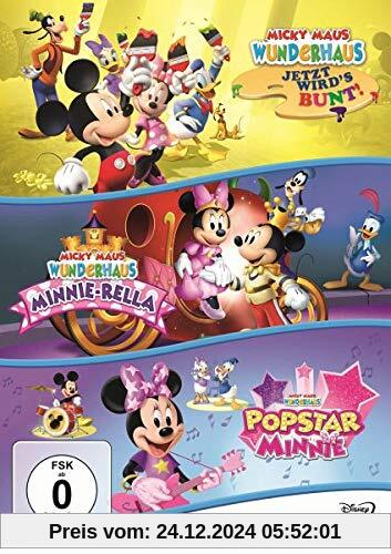 Micky Maus Wunderhaus - Jetzt wird's bunt/Minnie-Rella/Popstar Minnie (Dreierpack) [3 DVDs]