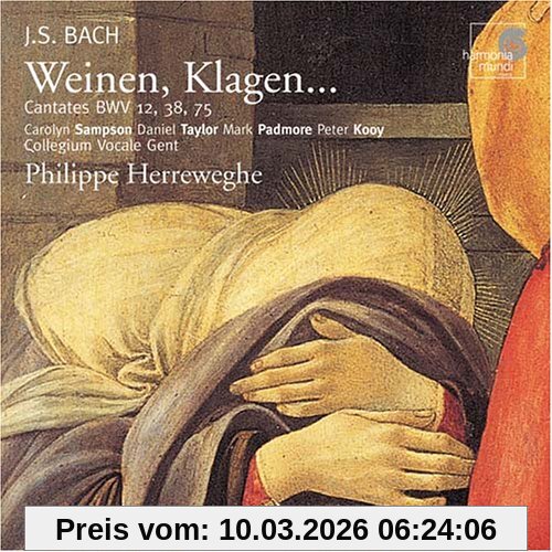 Collegium Vocale Weinen, Klagen-Bwv 12, 38 & 75
