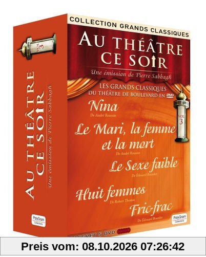 Coffret 5 DVD : Au Théâtre Ce Soir Volume3