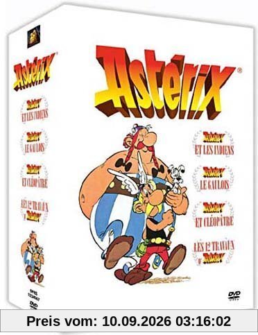 Asterix - Coffret 4 DVD : Asterix le gaulois, Asterix & cleopatre, Asterix et les indiens, Les 12 travaux d'Asterix [FR Import]