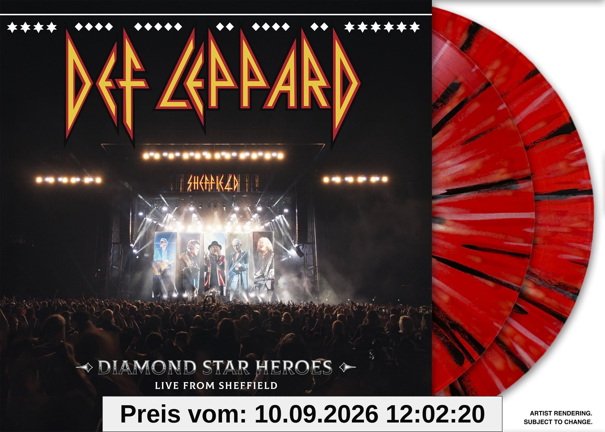 Diamond Star Heroes Live From Sheffield (Ltd. black,red & white splatter 2LP) [Vinyl LP]
