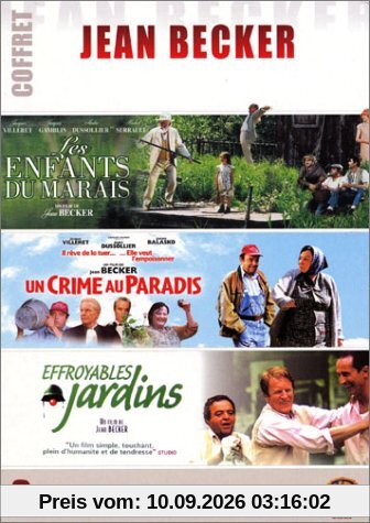Coffret Jean Becker 3 DVD : Un crime au Paradis / Effroyables jardins / Les Enfants du marais [FR Import]