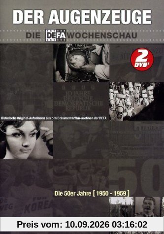 Der Augenzeuge - Die DEFA Wochenschau - Die 50er Jahre (1950 - 1959) (2 DVDs)