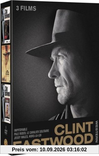 Coffret western clint eastwood : impitoyable ; pale rider ; josey wales [FR Import]