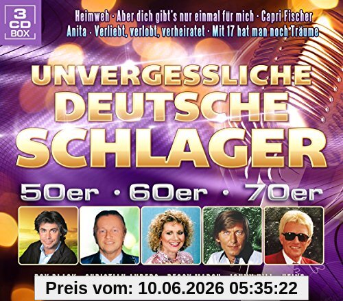 Unvergessliche deutsche Schlager der 50er - 60er - 70er