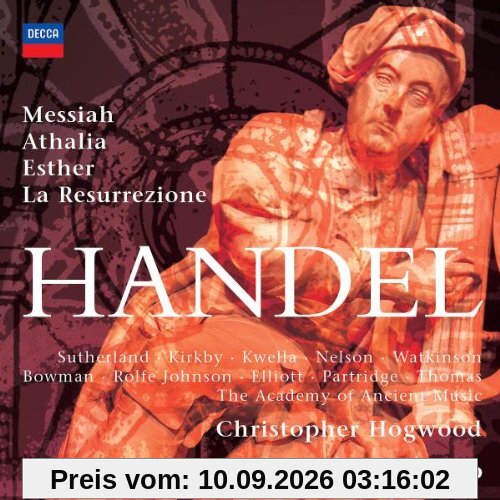 Händel - Messiah · Athalia · Esther · La Resurrezione / AAM · Hogwood