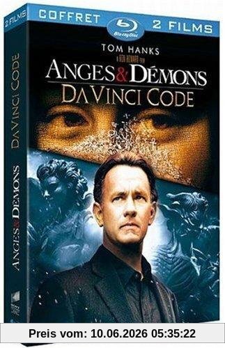 Coffret Anges et Démons + Da Vinci Code version longue [Blu-ray] [FR Import]