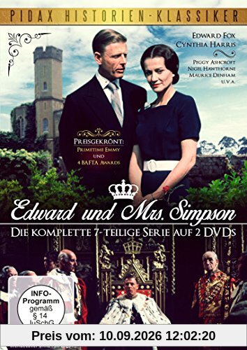 Edward und Mrs. Simpson / Der preisgekrönte 7-Teiler über den englischen Kronprinzen und späteren König Edward VII. (Pidax Historien-Klassiker) [2 DVDs]