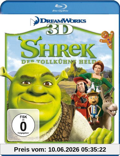 Shrek - Der tollkühne Held (+ Blu-ray 3D) [Blu-ray]