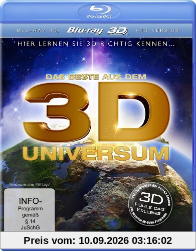 Das Beste aus dem 3D Universum - Hier lernen Sie 3D richtig kennen... [3D Blu-ray]