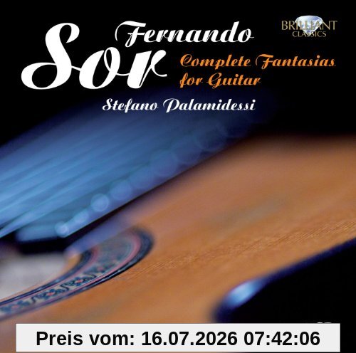 Stefano Palamidessi Sor, Sämtliche Fantasien Für Gitarre/Complete Fan
