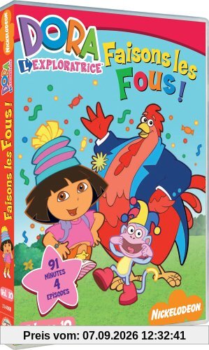 Dora l'exploratrice, Vol.10 : Faisons les fous ! [FR Import]