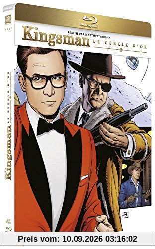KINGSMAN : LE CERCLE D'OR - BluRay - PackMétal - EDL [Blu-ray] [Édition SteelBook Blu-ray + Digital HD]