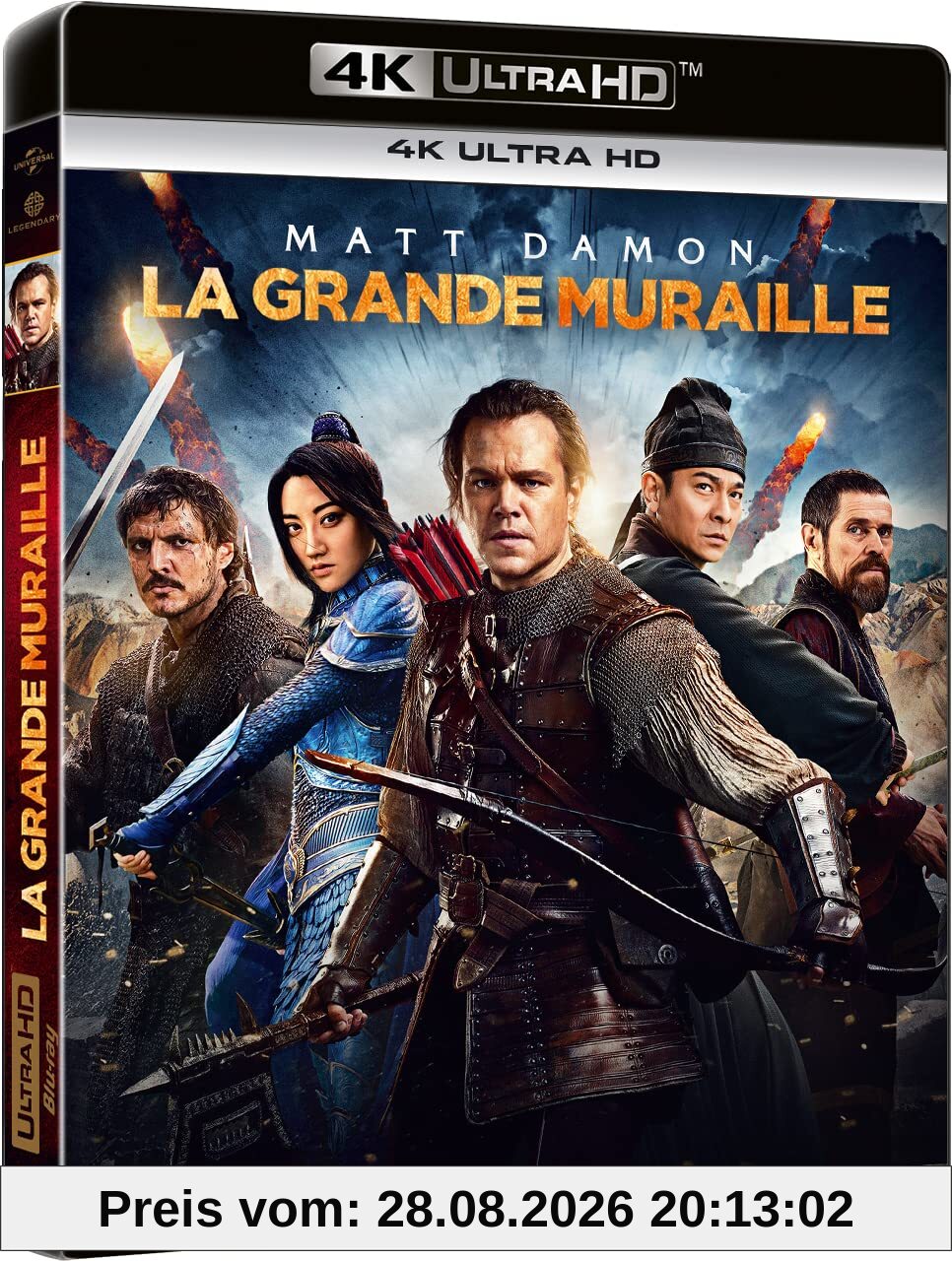 La grande muraille 4k ultra hd [Blu-ray] [FR Import]