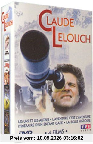Coffret Claude Lelouch 4 DVD : Les Uns et les autres / L'Aventure c'est l'aventure / Itinéraire d'un enfant gâté / La Belle histoire