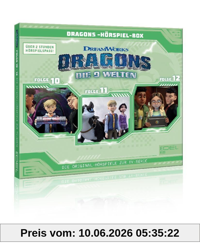 Dragons - Die 9 Welten: Die Hörspiel-Box mit den Folgen 10 - 12 - Die Original-Hörspiele zur TV-Serie