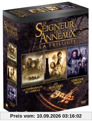 Coffret trilogie le seigneur des anneaux : la communauté de l'anneau ; les deux tours ; le retour du roi [FR Import]