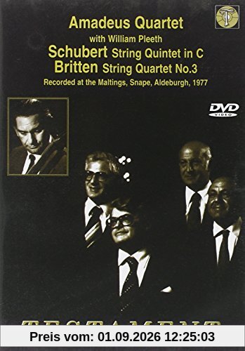Schubert : Quintet in C ; Britten : String Quartet n°3